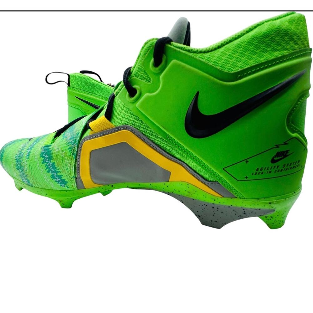 Nike Alpha Men's Football Cleats Volt Green Low Top Lace- Up Athletic Size 16 - Picture 6 of 9